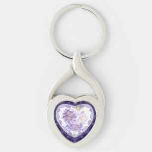meadow flowers keychain