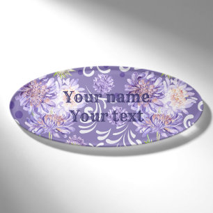 meadow flowers name tag