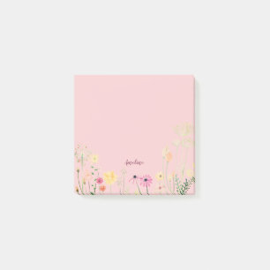 Meadow Flowers Post-it Notes