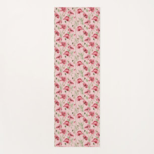 Meadow flowers prints country house bath towel set yoga mat