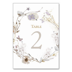 meadow flowers Table Number 2