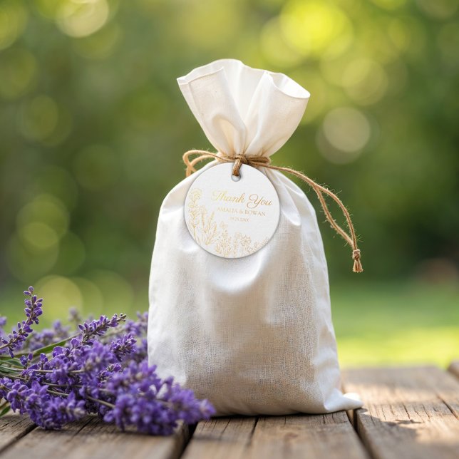 Meadow Flowers Wedding  Favour Tags (Creator Uploaded)