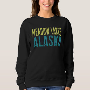 Meadow Lakes Alaska Pacific Coast Stacked Sweatshirt