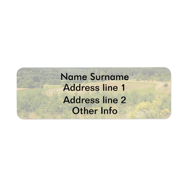 Meadow Landscape, Green Hills and Blue Sky (Front)