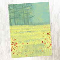 Meadow Landscape Painting