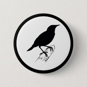 Meadow Lark 2 Inch Round Button