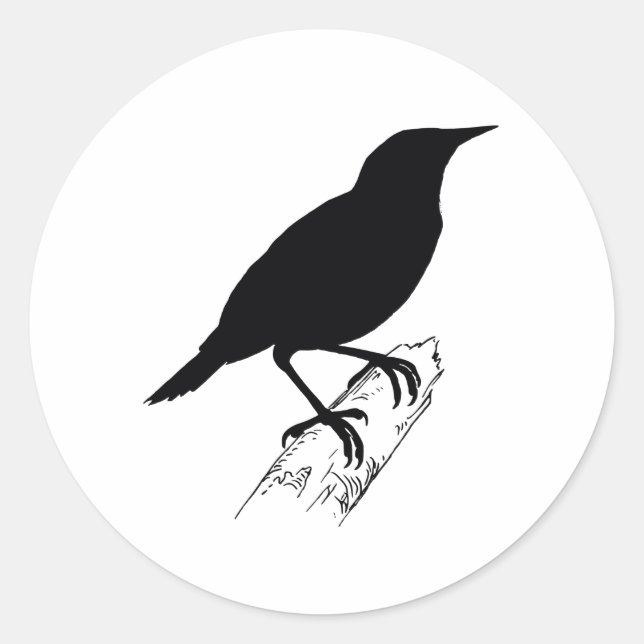 Meadow Lark Classic Round Sticker (Front)