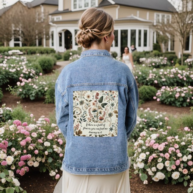Meadow Melody Denim Jacket (Wedding Back)
