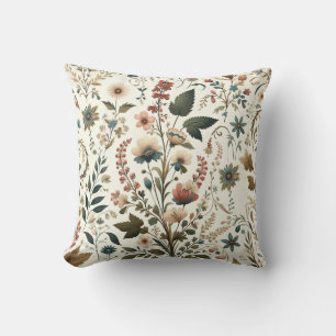Meadow Melody Throw Pillow