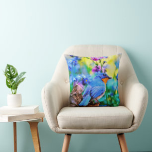 Meadow Melody Throw Pillow