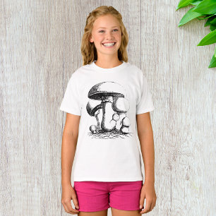 Meadow Mushrooms Girls T-Shirt