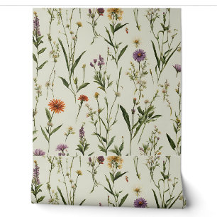 Meadow of flowers wallpaper