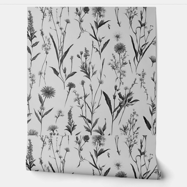 Meadow of flowers wallpaper (Unrolling)