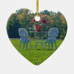 Meadow of Love Ceramic Ornament