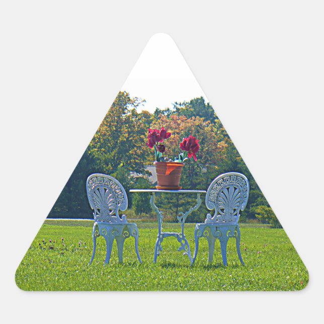 Meadow of Love Triangle Sticker (Front)