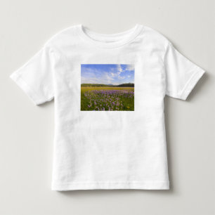 Meadow of penstemon wildflowers in the 2 toddler t-shirt