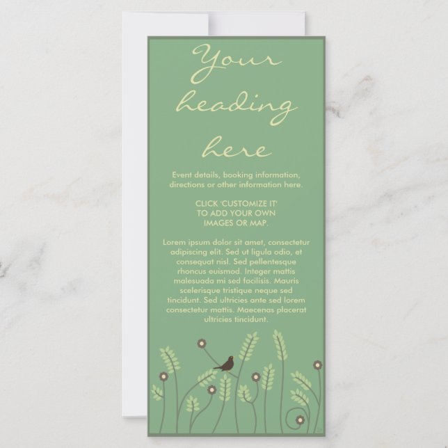 Meadow, rack card (Front)