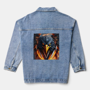 "Meadow Serenity: Wildflower Bliss Design"  Denim Jacket
