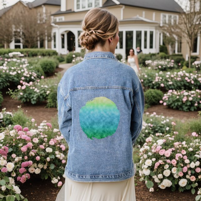 Meadow Sky Denim Jacket (Wedding Back)