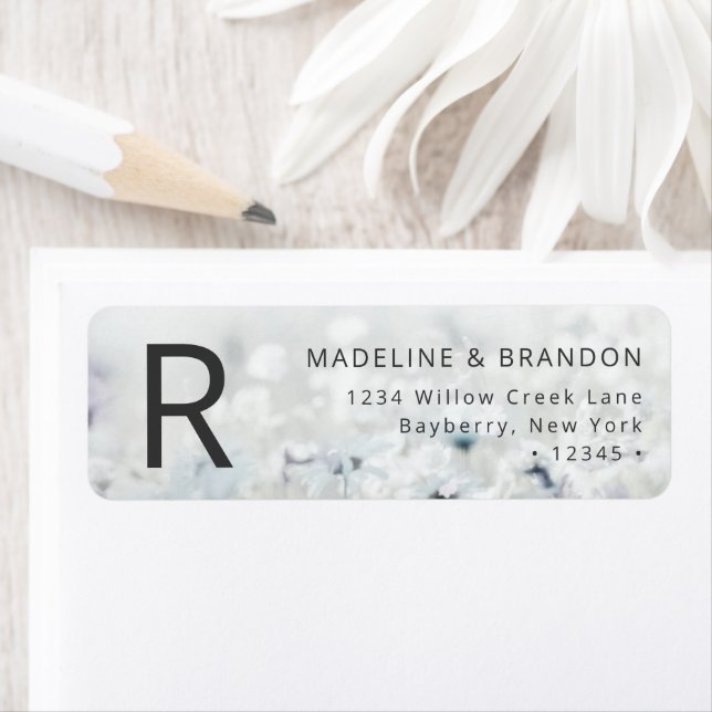 Meadow Song fading Wildflowers Return Address (Insitu)