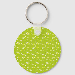 Meadow Stars Daisy Flowers Keychain