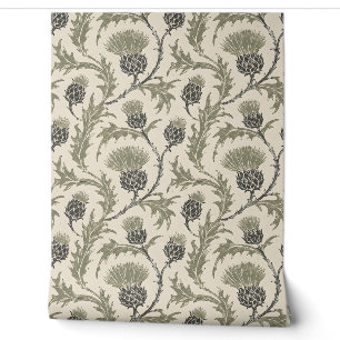 Meadow Thistle Vintage Botanicals Wallpaper