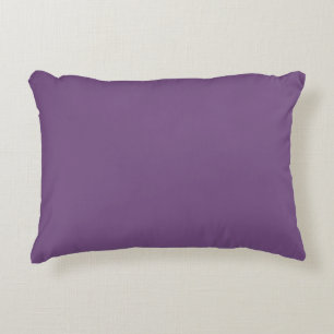 Meadow Violet Solid Colour Print, Purple Accent Pillow