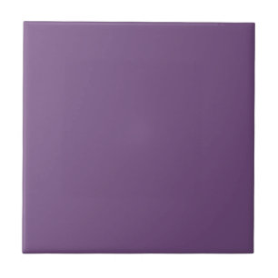 Meadow Violet Solid Colour Print, Purple Tile
