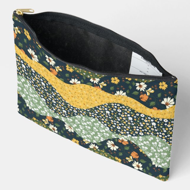 Meadow Waves Accessory Pouch (Open)