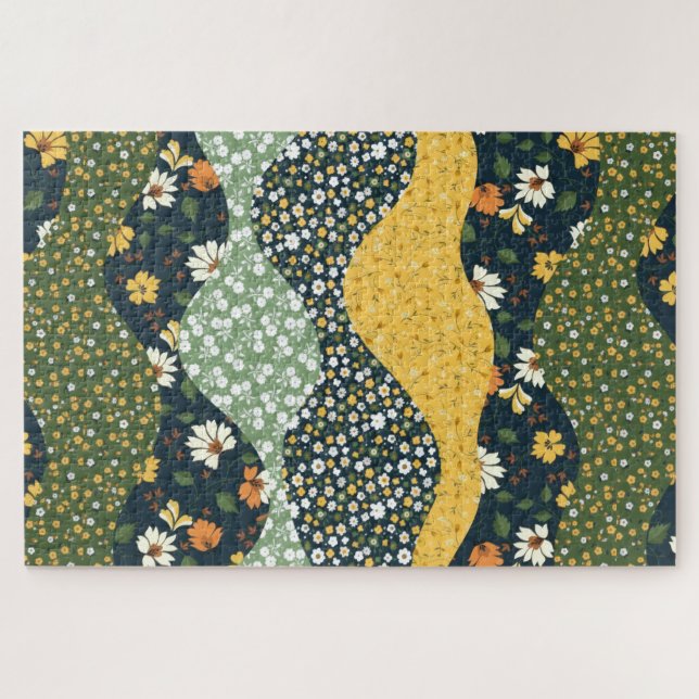 Meadow Waves Jigsaw Puzzle (Horizontal)