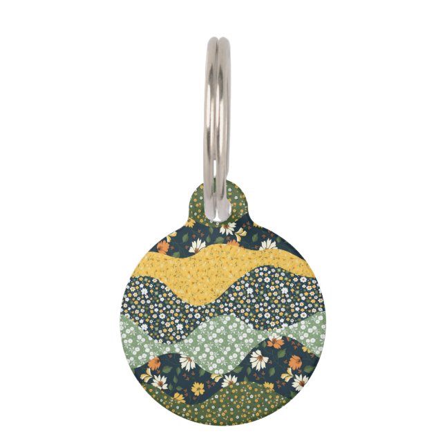 Meadow Waves Pet Tag (Front)