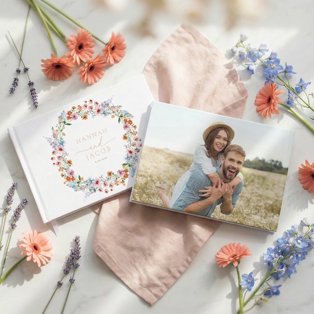 Meadow Wildflower Wedding  Guest Book (Creator Uploaded)