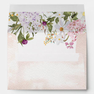 Meadow Wildflowers Elegant Envelope