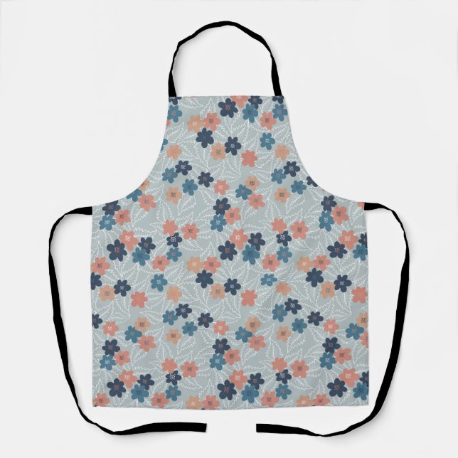 Meadow with colourful spring flowers apron (Front)