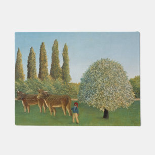 Meadowland (The Pasture), Henri Rousseau,  1910 Doormat
