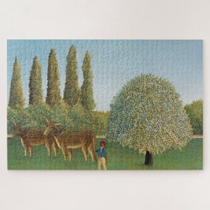 Meadowland (The Pasture), Henri Rousseau,  1910 Jigsaw Puzzle