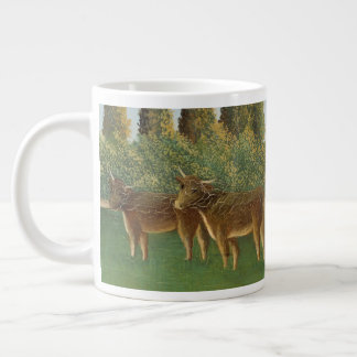 Meadowland (The Pasture), Henri Rousseau,  1910 Large Coffee Mug