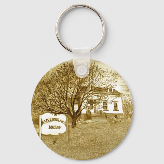 Meadowlands Museum Drawing Keychain (Front)