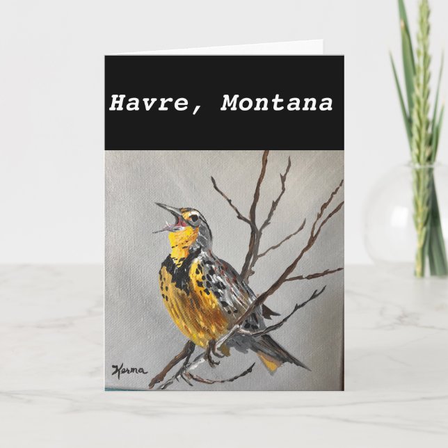 Meadowlark Card - Havre, Montana (Front)
