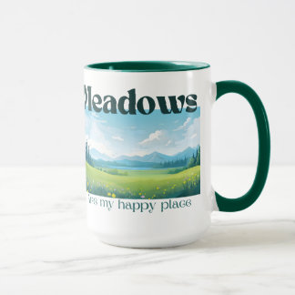 Meadows Are My Happy Place Mug