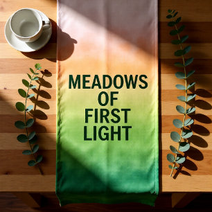Meadows of First Light Long Table Runner