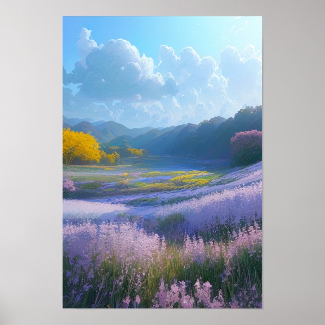 Meadow's Vibrant Symphony Poster (Front)