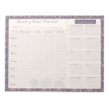 Meal Planner Purple Flow