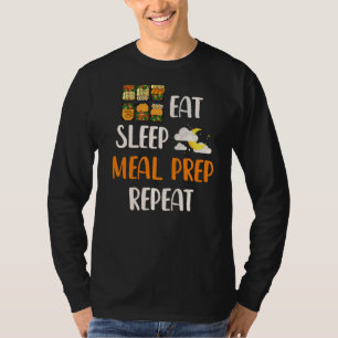 Meal Prep Ideas Weight Loss Fitness Container Reci T-Shirt