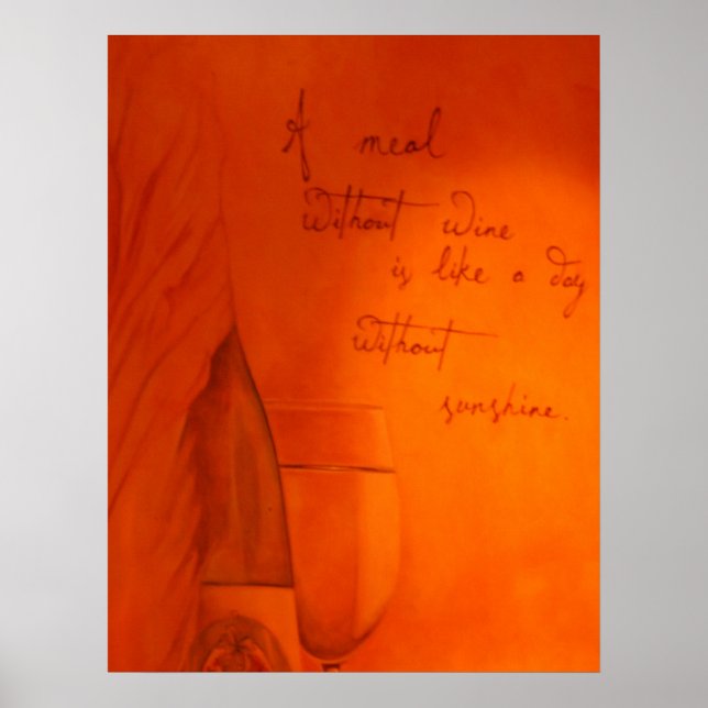Meal without Wine Poster (Front)