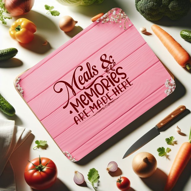 Meals & Memories are Made Here Cutting Board (Creator Uploaded)