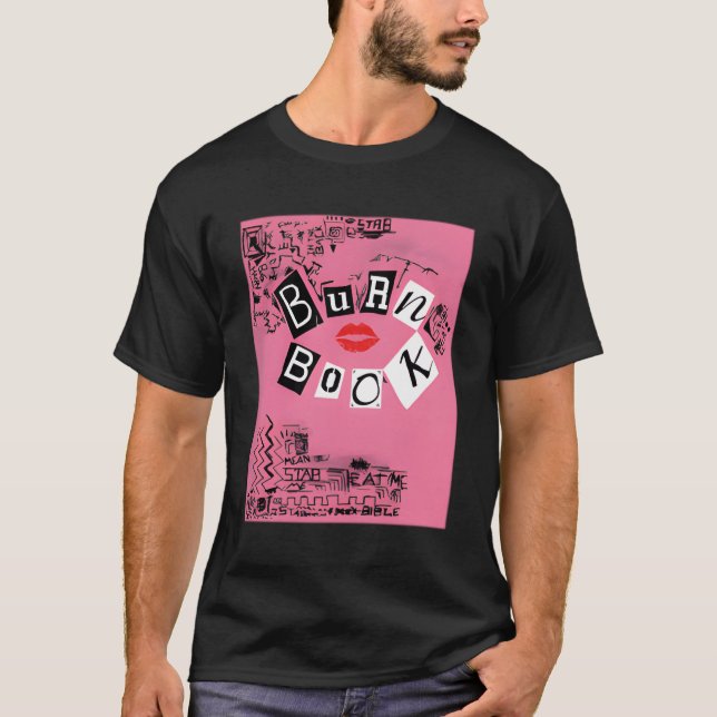Mean Burn Book With The Plastics T-Shirt (Front)