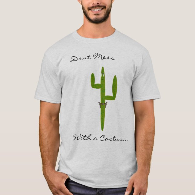 Mean Cactus T-Shirt (Front)