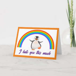 Mean Card - I hate you this much - 4x5.5
