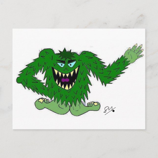 mean green postcard (Front)